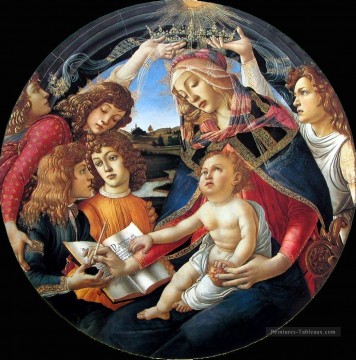Sadro Madonna du Magnificat Sandro Botticelli 2 Peinture à l'huile